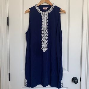 Marleylilly Women’s Swimsuit Coverup Navy/White XL
